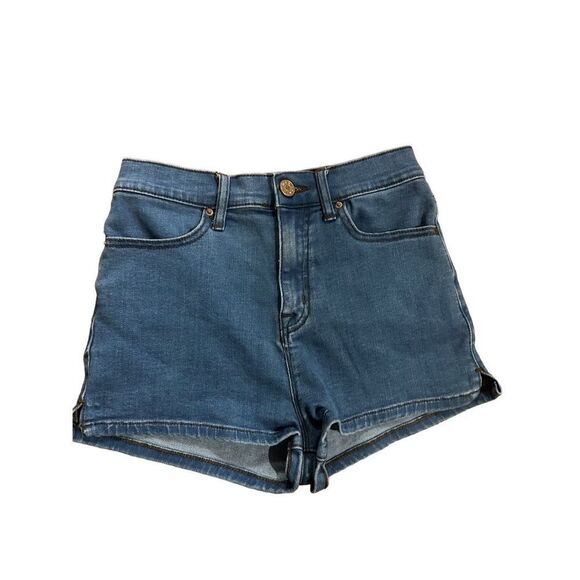 BDG Pinup Super High Rise Light Wash Shorts Size 25 - Picture 3 of 9